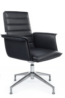 Кресло RV DESIGN Rubens-ST (C1819-2) кожа черная